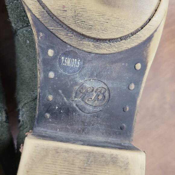 Lucky Brand Womens Brolley Bootie 7.5‎ Gray Suede Leather Zip Up Ankle Western - Picture 10 of 16